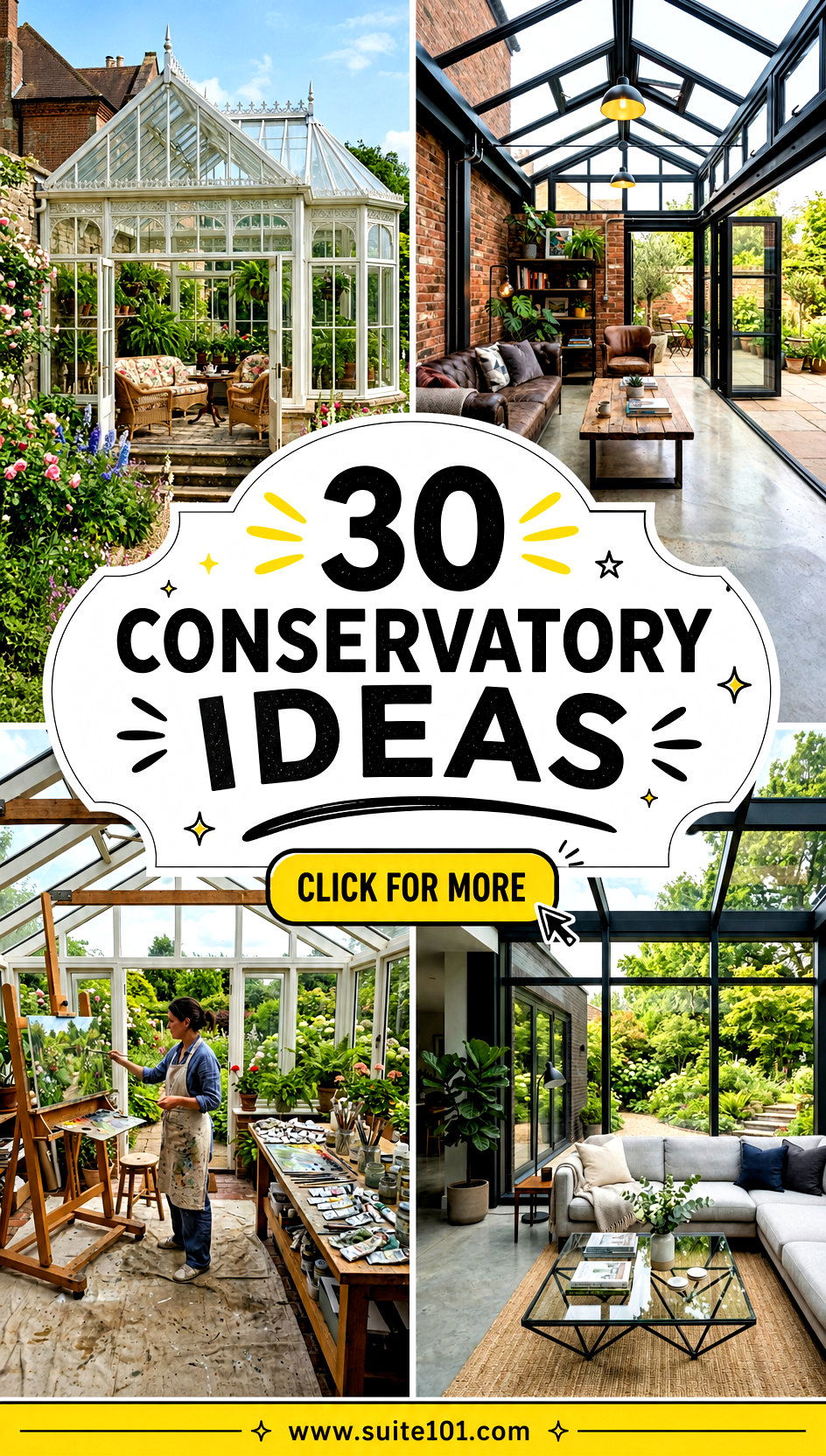 30 Conservatory Ideas to Create a Bright Relaxing Sunroom - 30 Conservatory Ideas to Create a Bright, Relaxing Sunroom