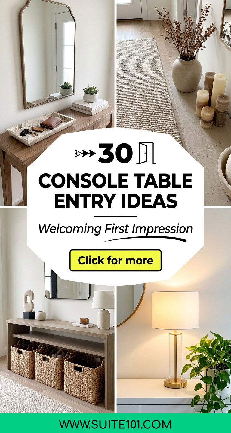 30 Console Table Entry Ideas for a Welcoming First Impression - 30 Console Table Entry Ideas for a Welcoming First Impression