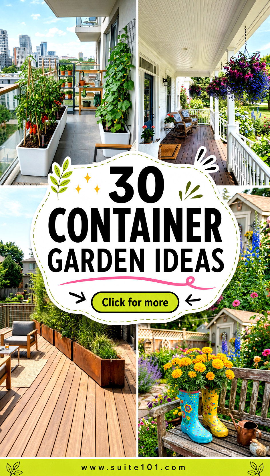 30 Container Garden Ideas That Instantly Upgrade Small Spaces - 30 Container Garden Ideas That Instantly Upgrade Small Spaces