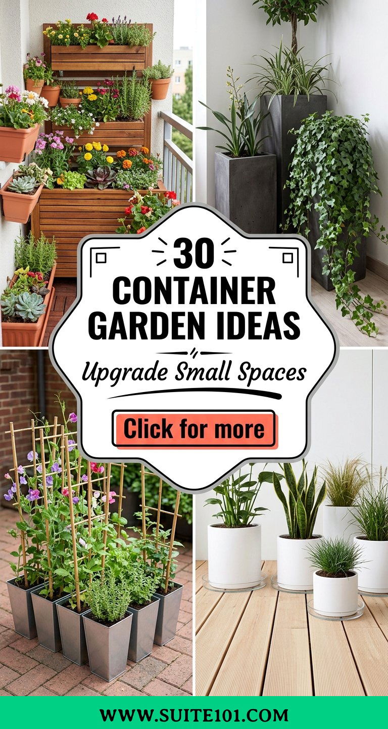 30 Container Garden Ideas That Instantly Upgrade Small Spaces - 30 Container Garden Ideas That Instantly Upgrade Small Spaces