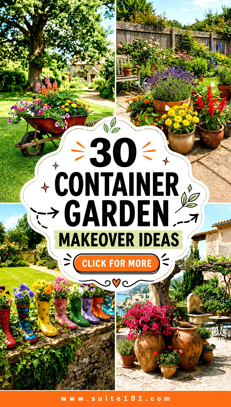 30 Container Garden Makeover Ideas to Transform Any Patio - 30 Container Garden Makeover Ideas to Transform Any Patio