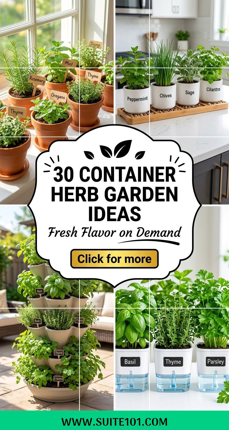30 Container Herb Garden Ideas for Fresh Flavor on Demand - 30 Container Herb Garden Ideas for Fresh Flavor on Demand