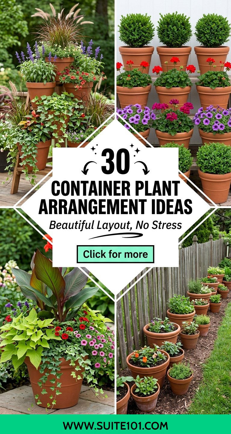 30 Container Plant Arrangement Ideas for a Beautiful Layout - 30 Container Plant Arrangement Ideas for a Beautiful Layout