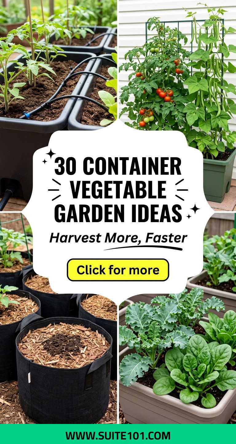 30 Container Vegetable Garden Ideas for Higher Yields Fast - 30 Container Vegetable Garden Ideas for Higher Yields Fast