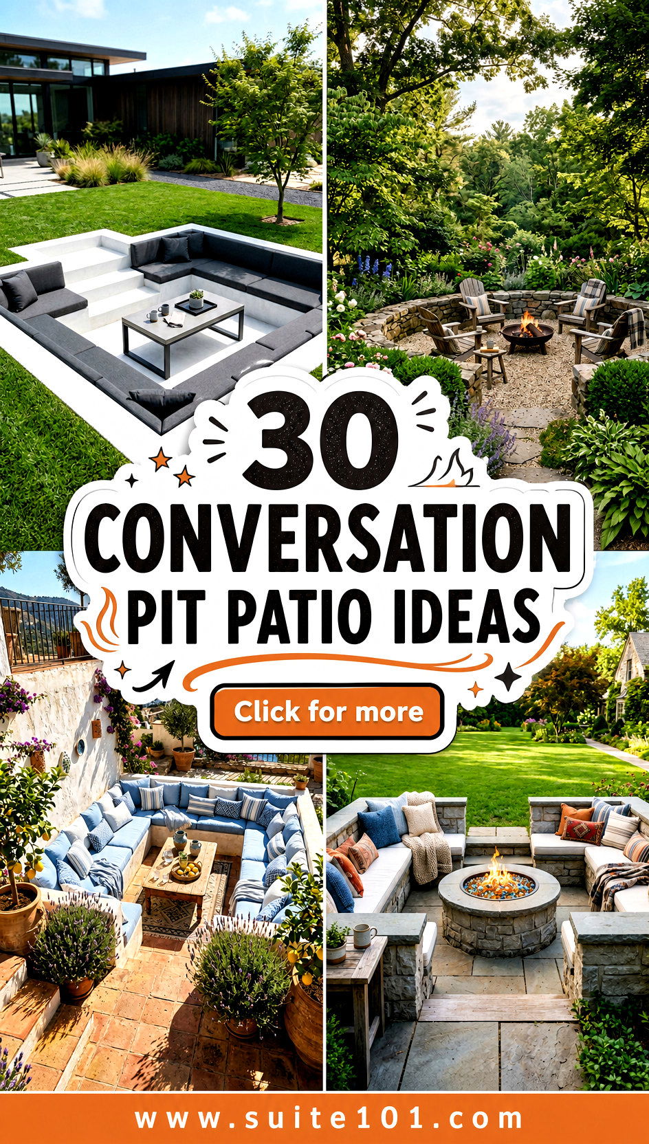 30 Conversation Pit Patio Ideas for Cozy Nights Outdoors - 30 Conversation Pit Patio Ideas for Cozy Nights Outdoors