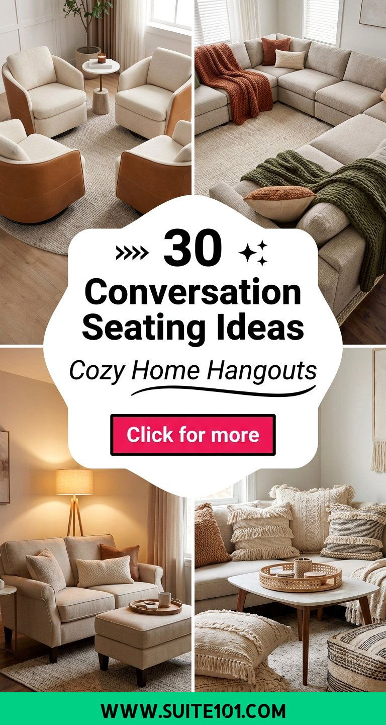 30 Conversation Seating Ideas for Cozy Home Hangouts Today - 30 Conversation Seating Ideas for Cozy Home Hangouts Today