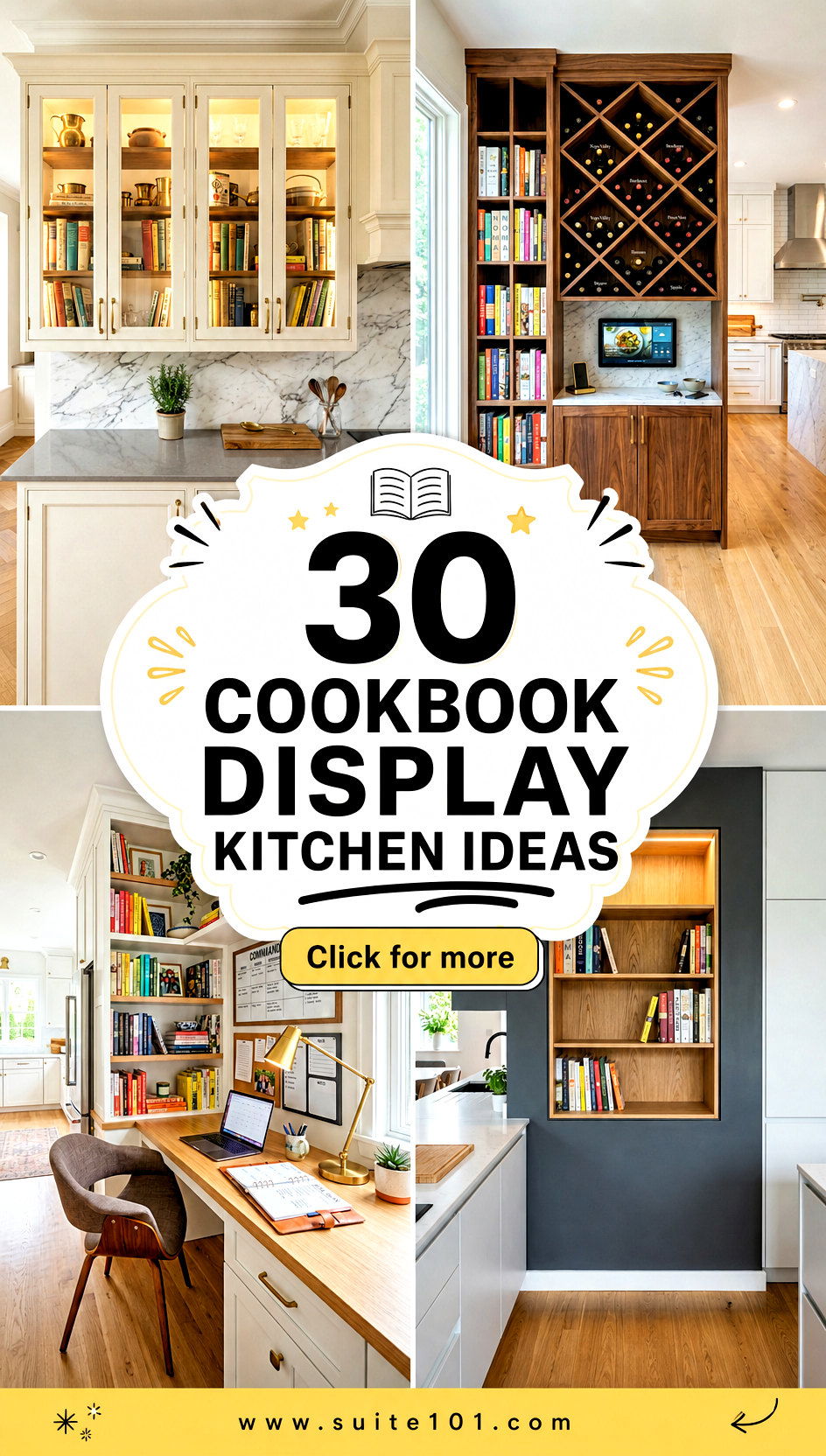 30 Cookbook Display Kitchen Ideas to Style Every Recipe - 30 Cookbook Display Kitchen Ideas to Style Every Recipe