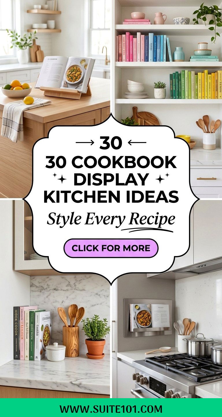 30 Cookbook Display Kitchen Ideas to Style Every Recipe - 30 Cookbook Display Kitchen Ideas to Style Every Recipe