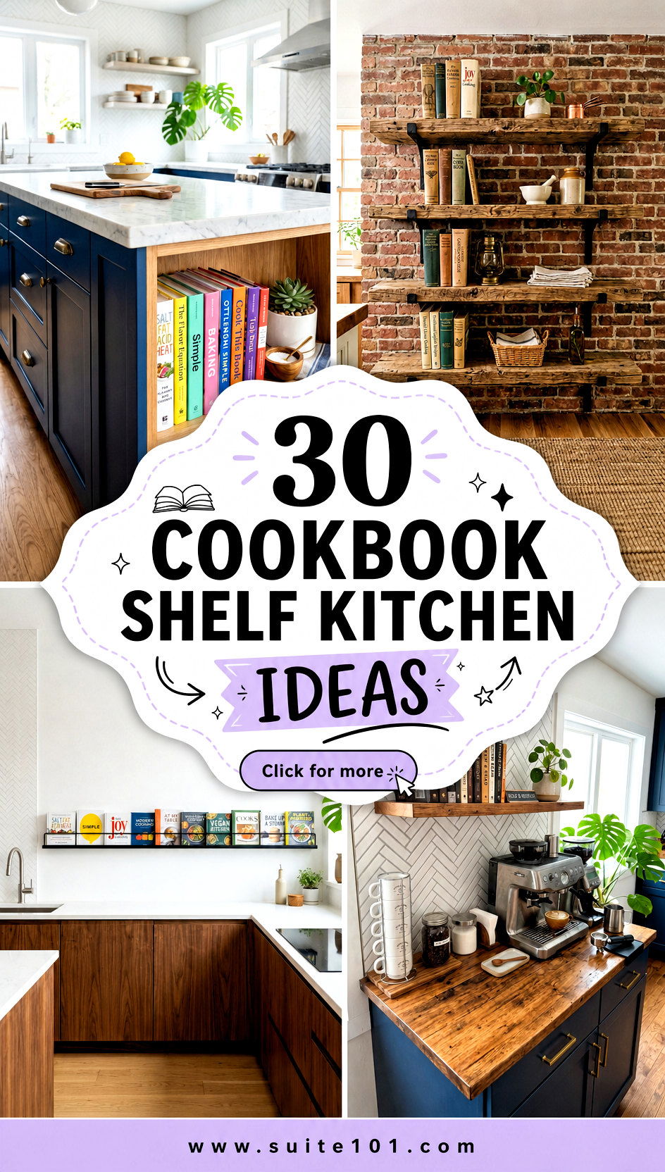 30 Cookbook Shelf Kitchen Ideas That Make Cooking Easier - 30 Cookbook Shelf Kitchen Ideas That Make Cooking Easier