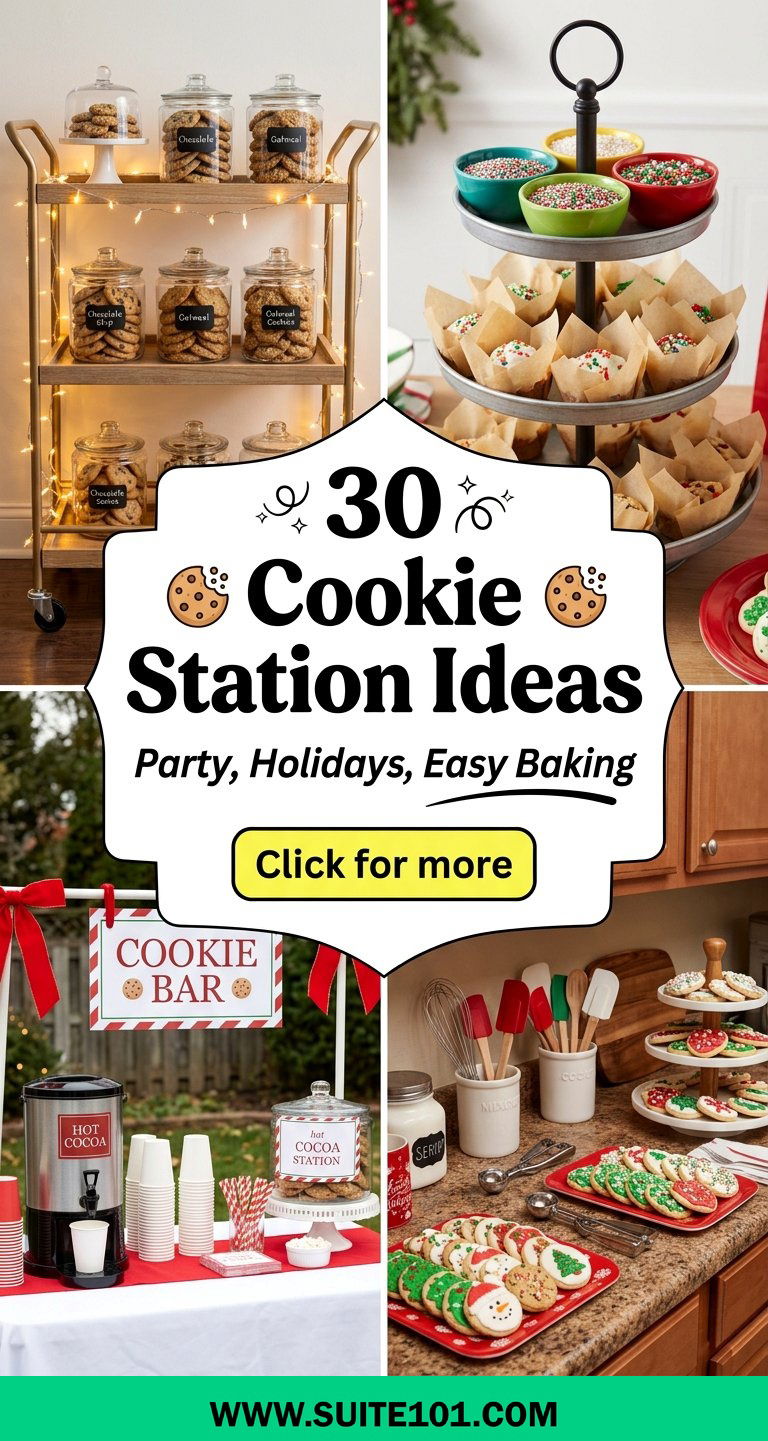 30 Cookie Station Ideas for Parties Holidays and Easy Baking - 30 Cookie Station Ideas for Parties, Holidays, and Easy Baking