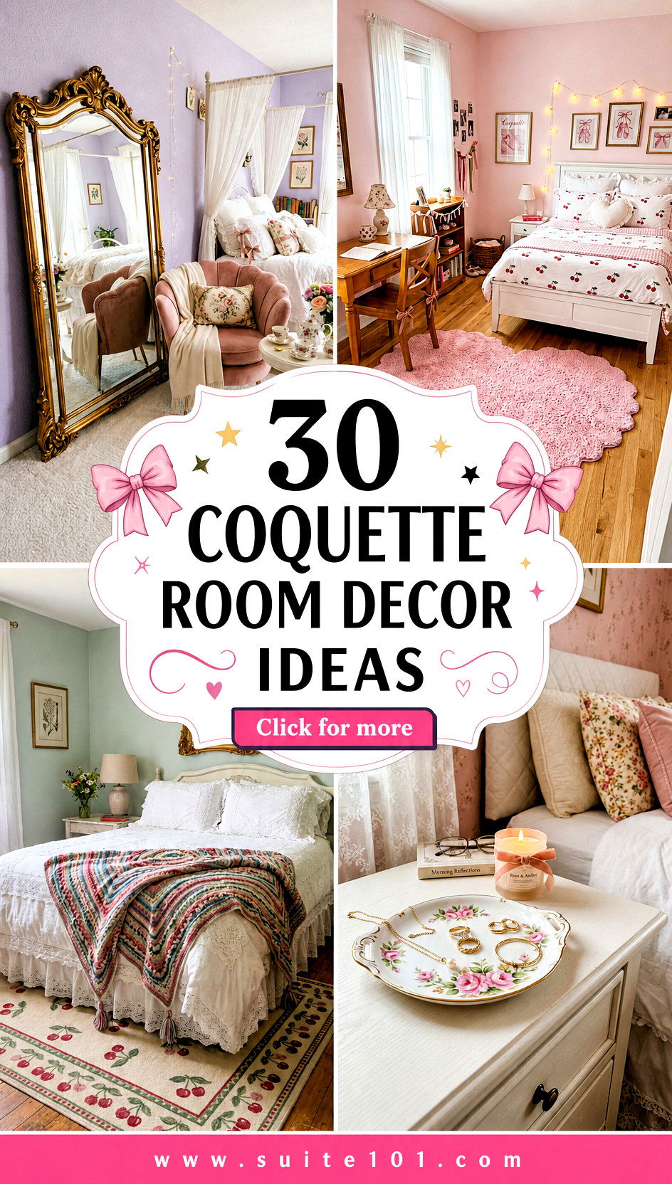 30 Coquette Room Decor Ideas for a Sweet Vintage-Soft Look - 30 Coquette Room Decor Ideas for a Sweet, Vintage-Soft Look