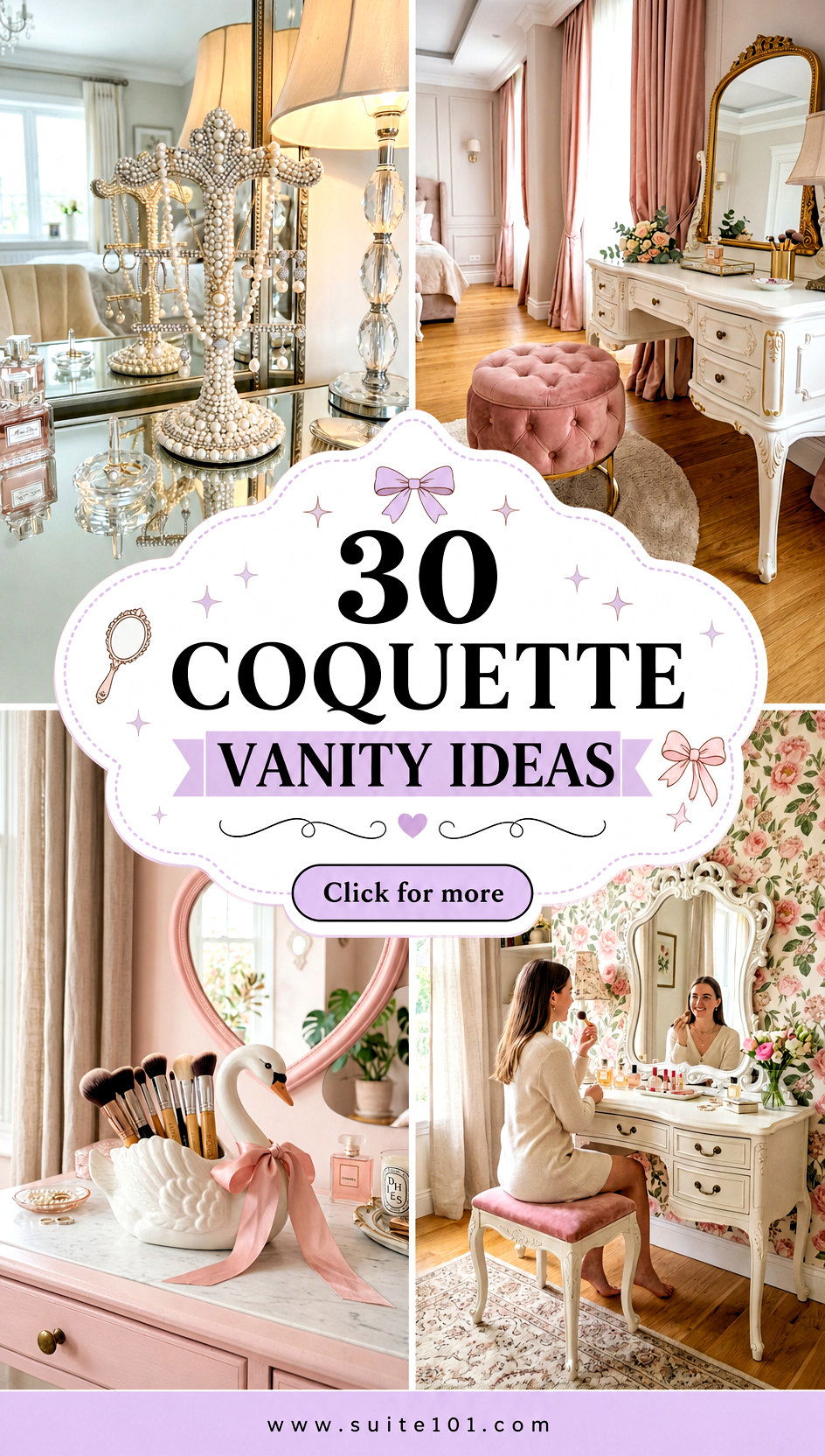 30 Coquette Vanity Ideas to Create a Chic Girly Bathroom - 30 Coquette Vanity Ideas to Create a Chic, Girly Bathroom
