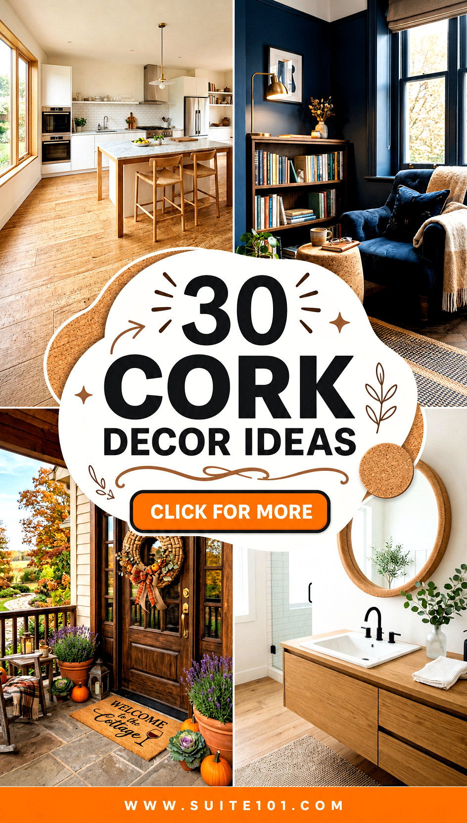 30 Cork Decor Ideas to Add Warm Texture to Any Room Beautifully - 30 Cork Decor Ideas to Add Warm Texture to Any Room Beautifully