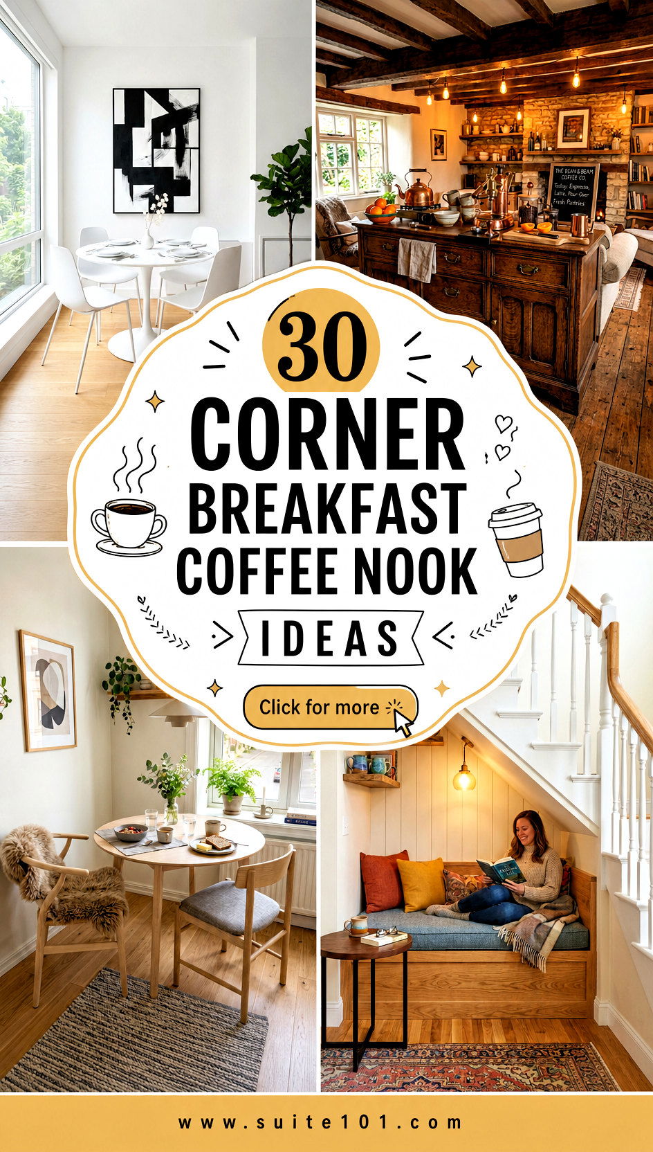 30 Corner Breakfast Coffee Nook Ideas for Small Spaces Cozy - 30 Corner Breakfast Coffee Nook Ideas for Small Spaces, Cozy