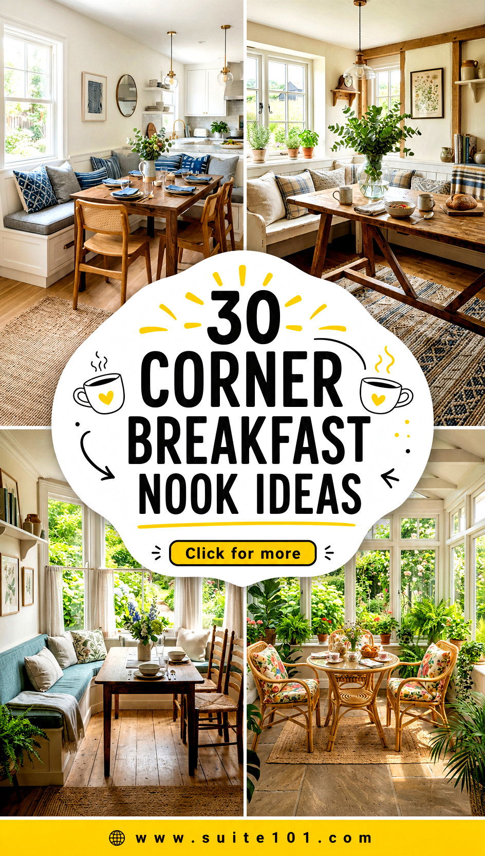 30 Corner Breakfast Nook Ideas for Cozy Mornings and More - 30 Corner Breakfast Nook Ideas for Cozy Mornings and More