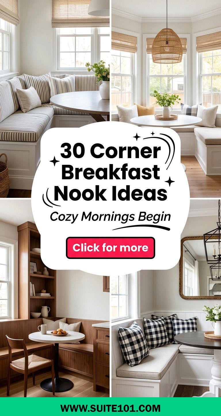 30 Corner Breakfast Nook Ideas for Cozy Mornings and More - 30 Corner Breakfast Nook Ideas for Cozy Mornings and More