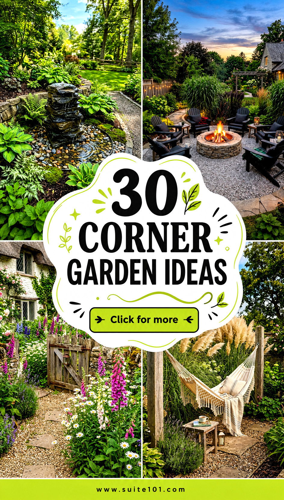 30 Corner Garden Ideas to Turn Small Spaces Into Green Oases - 30 Corner Garden Ideas to Turn Small Spaces Into Green Oases