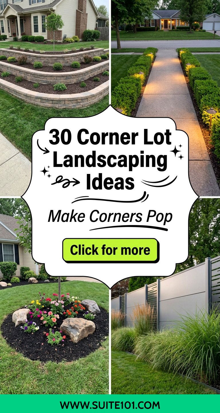 30 Corner Lot Landscaping Ideas for Curb Appeal That Wows - 30 Corner Lot Landscaping Ideas for Curb Appeal That Wows