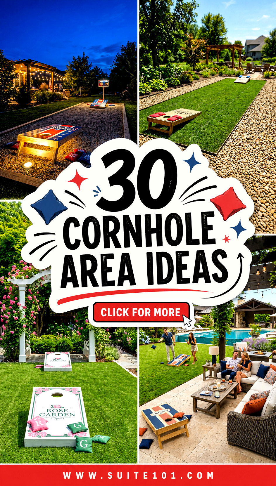 30 Cornhole Area Ideas to Host Backyard Tournaments in Style - 30 Cornhole Area Ideas to Host Backyard Tournaments in Style