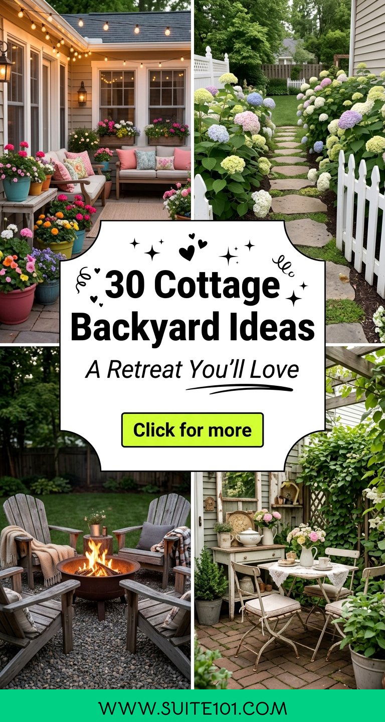 30 Cottage Backyard Ideas for a Charming Retreat Youll Love - 30 Cottage Backyard Ideas for a Charming Retreat You'll Love