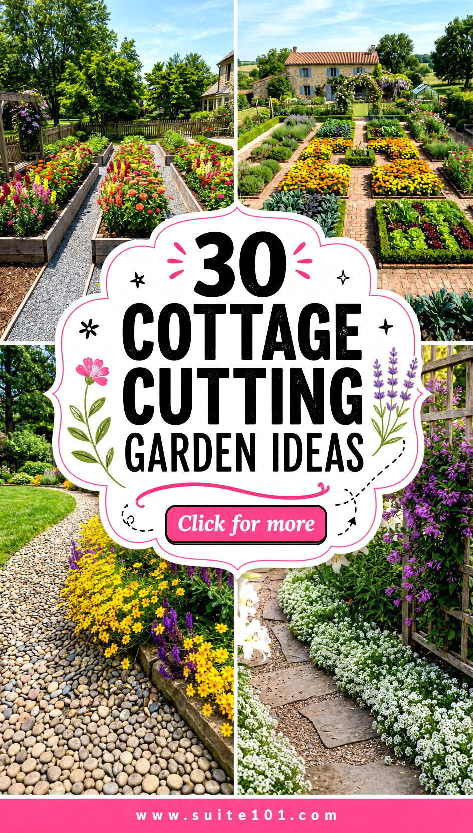 30 Cottage Cutting Garden Ideas for Endless Fresh Flowers - 30 Cottage Cutting Garden Ideas for Endless Fresh Flowers