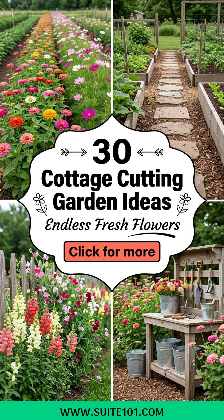 30 Cottage Cutting Garden Ideas for Endless Fresh Flowers - 30 Cottage Cutting Garden Ideas for Endless Fresh Flowers