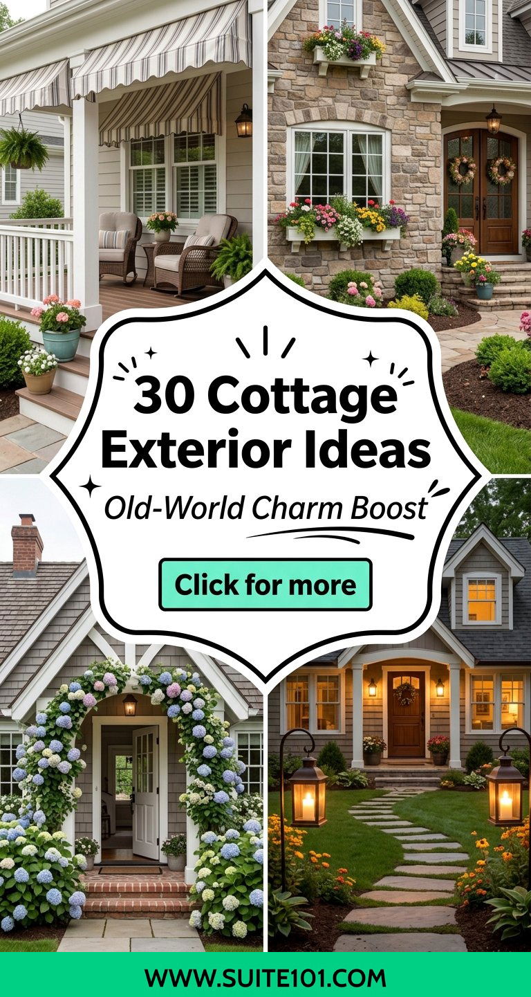 30 Cottage Exterior Ideas to Boost Your Homes Old-World Charm - 30 Cottage Exterior Ideas to Boost Your Home's Old-World Charm