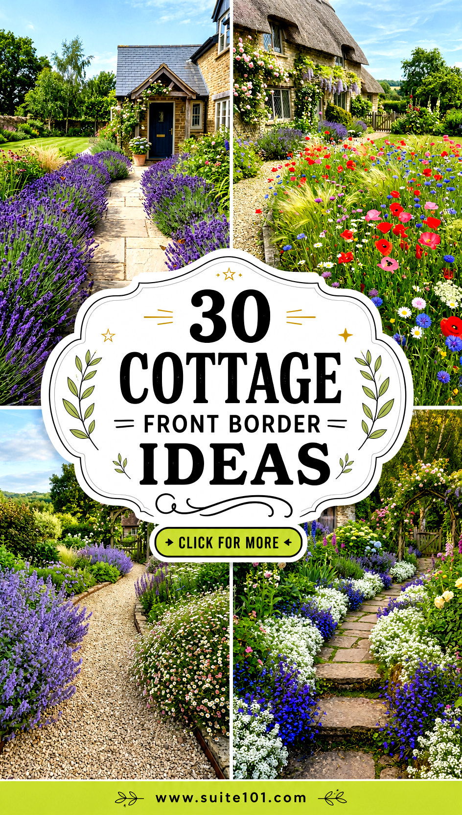 30 Cottage Front Border Ideas to Frame Your Home Beautifully - 30 Cottage Front Border Ideas to Frame Your Home Beautifully