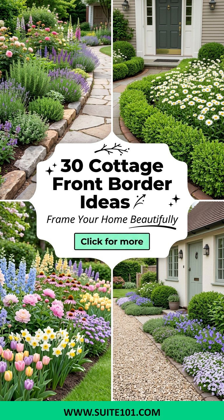 30 Cottage Front Border Ideas to Frame Your Home Beautifully - 30 Cottage Front Border Ideas to Frame Your Home Beautifully