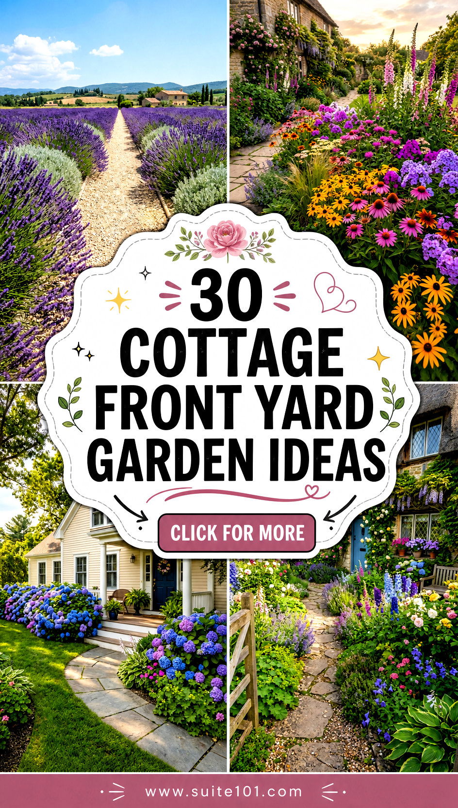 30 Cottage Front Yard Garden Ideas for Romantic Lush Landscaping - 30 Cottage Front Yard Garden Ideas for Romantic, Lush Landscaping