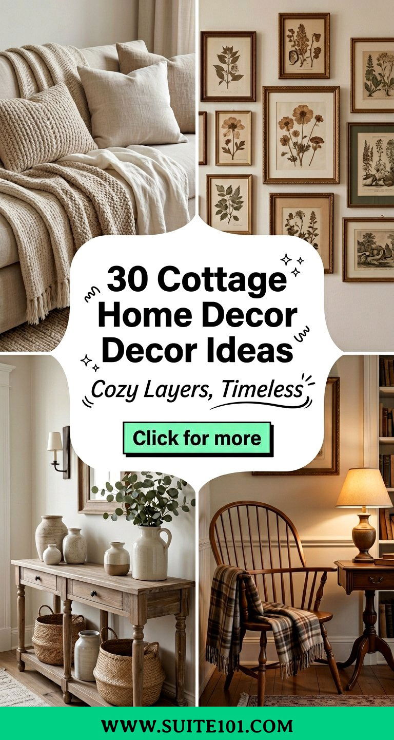 30 Cottage Home Decor Ideas for Cozy Layers and Timeless Style - 30 Cottage Home Decor Ideas for Cozy Layers and Timeless Style