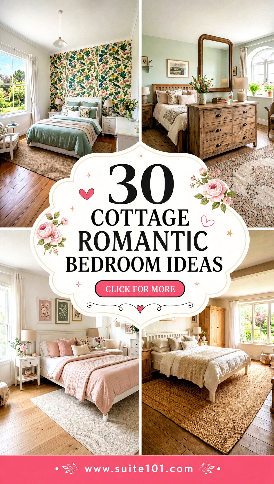 30 Cottage Romantic Bedroom Ideas for Dreamy Nights and Mornings - 30 Cottage Romantic Bedroom Ideas for Dreamy Nights and Mornings