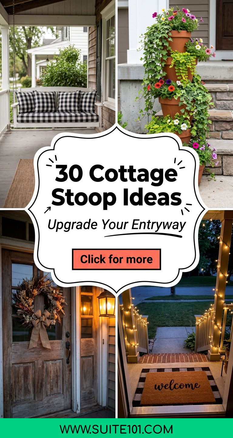 30 Cottage Stoop Ideas to Upgrade Your Entryway in Style - 30 Cottage Stoop Ideas to Upgrade Your Entryway in Style