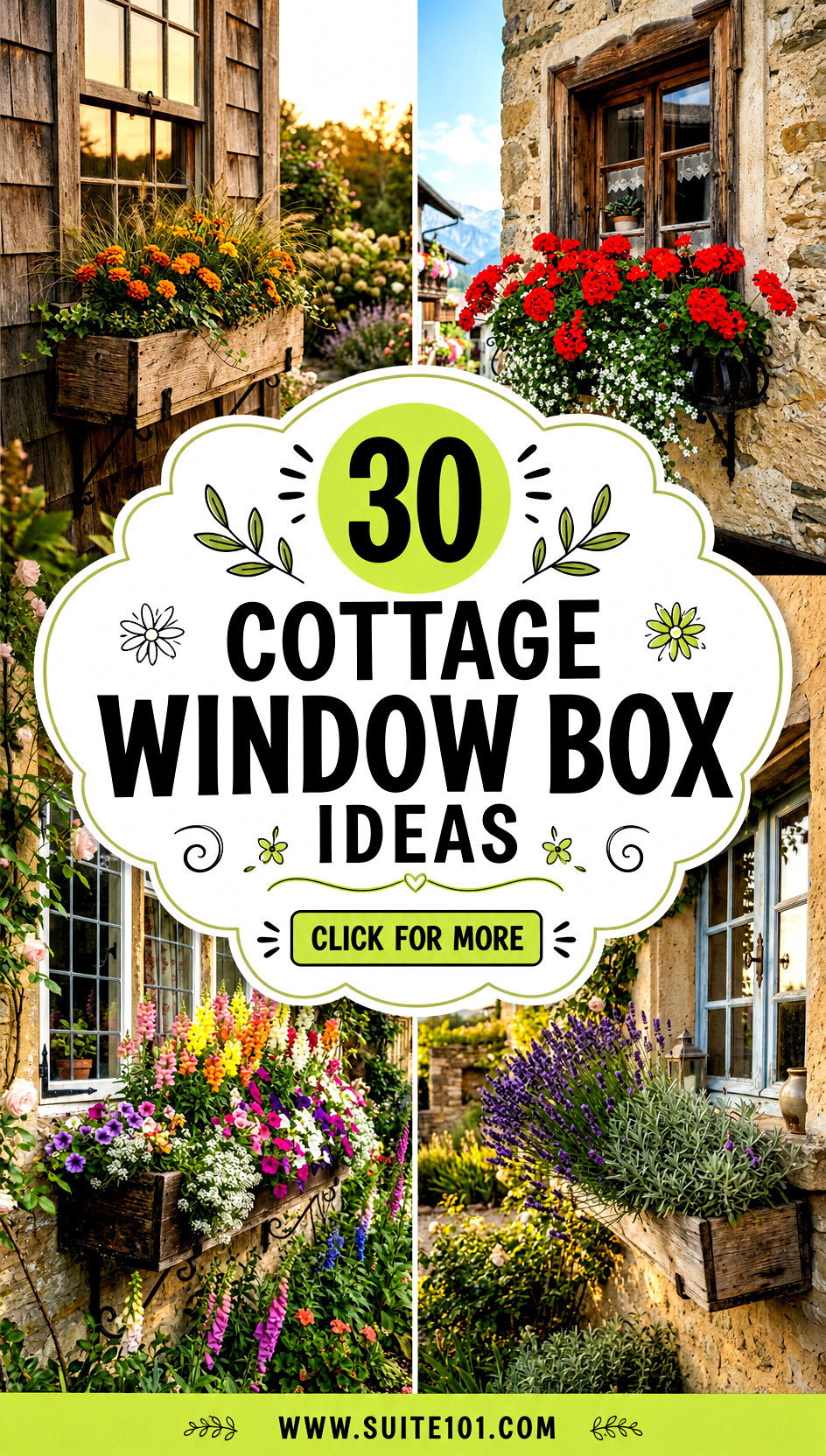 30 Cottage Window Box Ideas for Flowers Herbs and Instant Charm - 30 Cottage Window Box Ideas for Flowers, Herbs, and Instant Charm