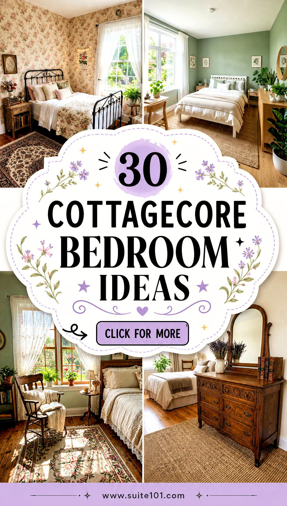 30 Cottagecore Bedroom Ideas for a Soft Storybook-Like Retreat - 30 Cottagecore Bedroom Ideas for a Soft, Storybook-Like Retreat