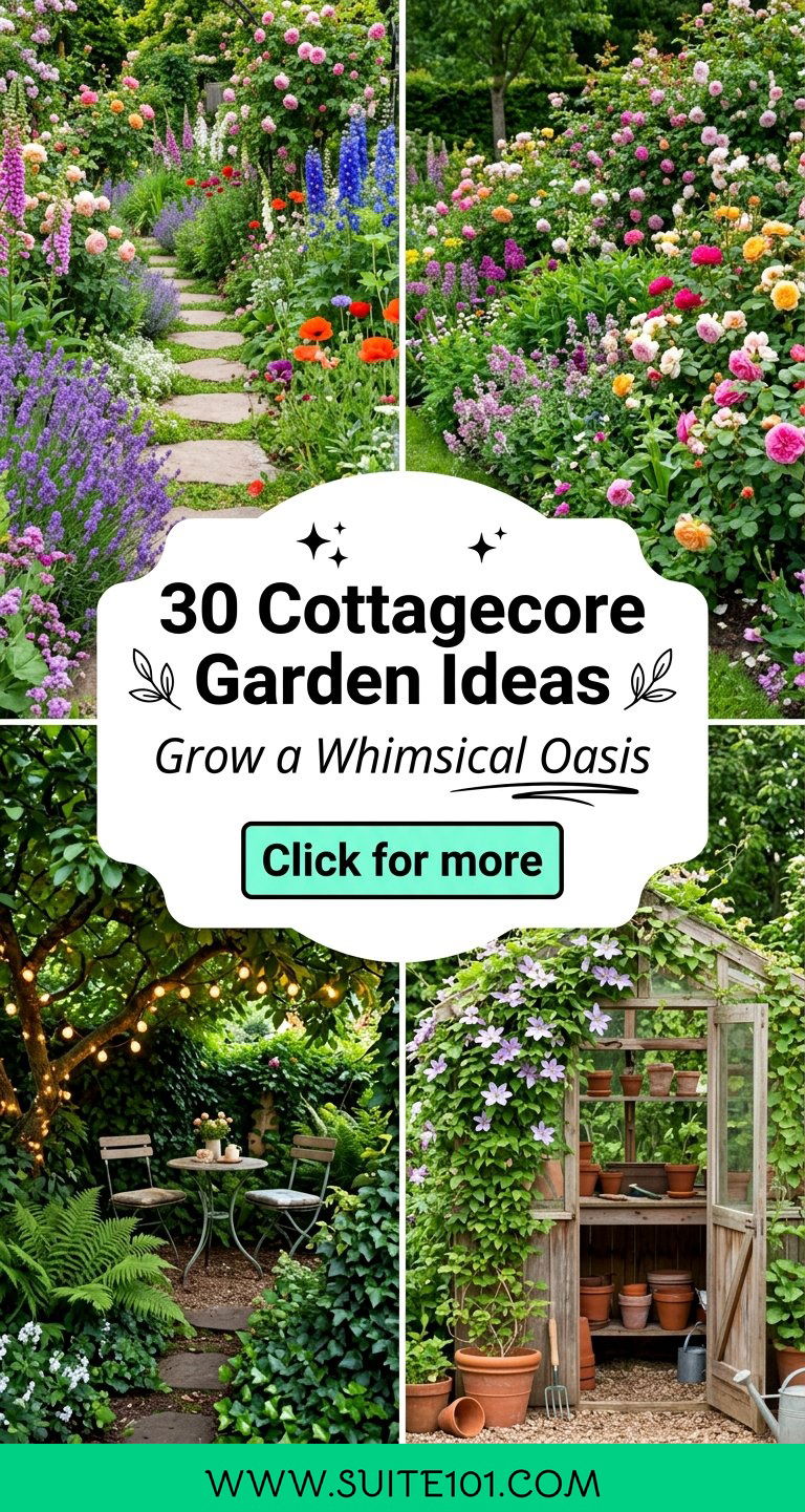 30 Cottagecore Garden Ideas to Grow Whimsical Cottage-Look Oasis - 30 Cottagecore Garden Ideas to Grow Whimsical, Cottage-Look Oasis