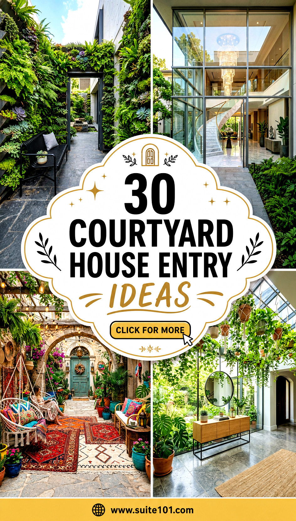 30 Courtyard House Entry Ideas That Welcome Guests Beautifully - 30 Courtyard House Entry Ideas That Welcome Guests Beautifully