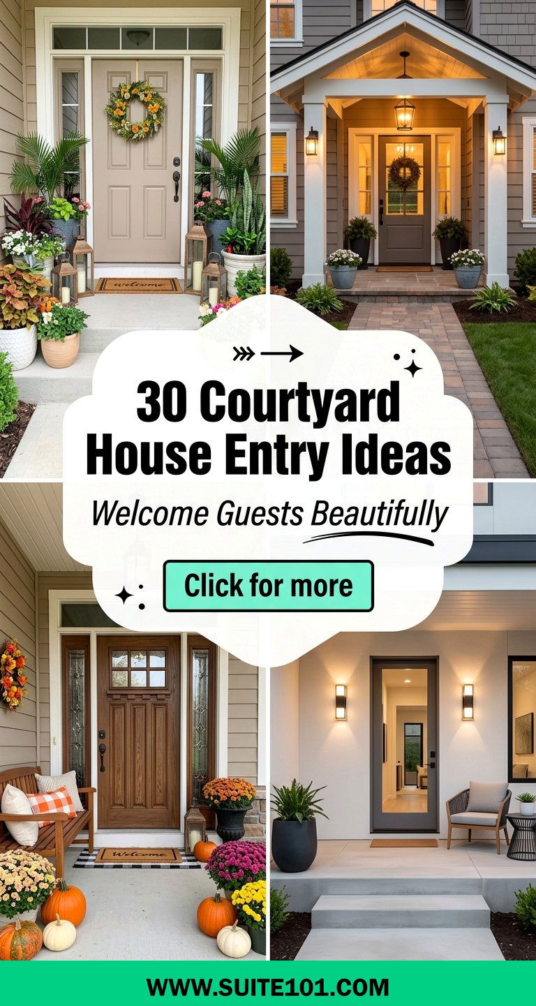 30 Courtyard House Entry Ideas That Welcome Guests Beautifully - 30 Courtyard House Entry Ideas That Welcome Guests Beautifully