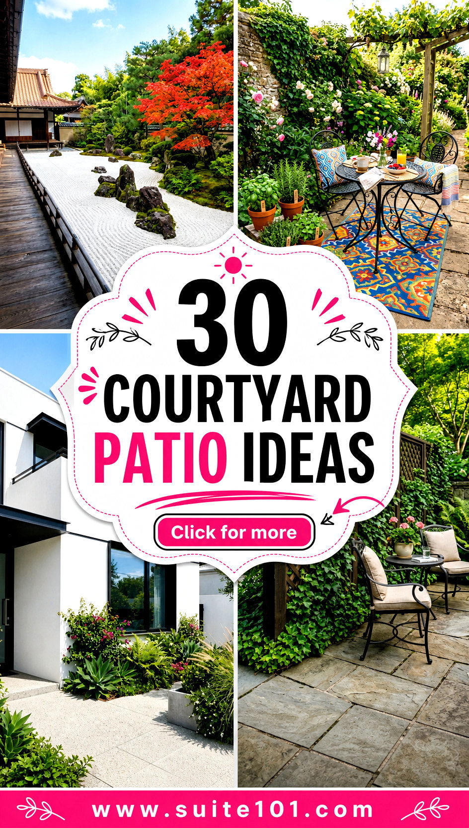 30 Courtyard Patio Ideas to Upgrade Your Outdoor Living - 30 Courtyard Patio Ideas to Upgrade Your Outdoor Living