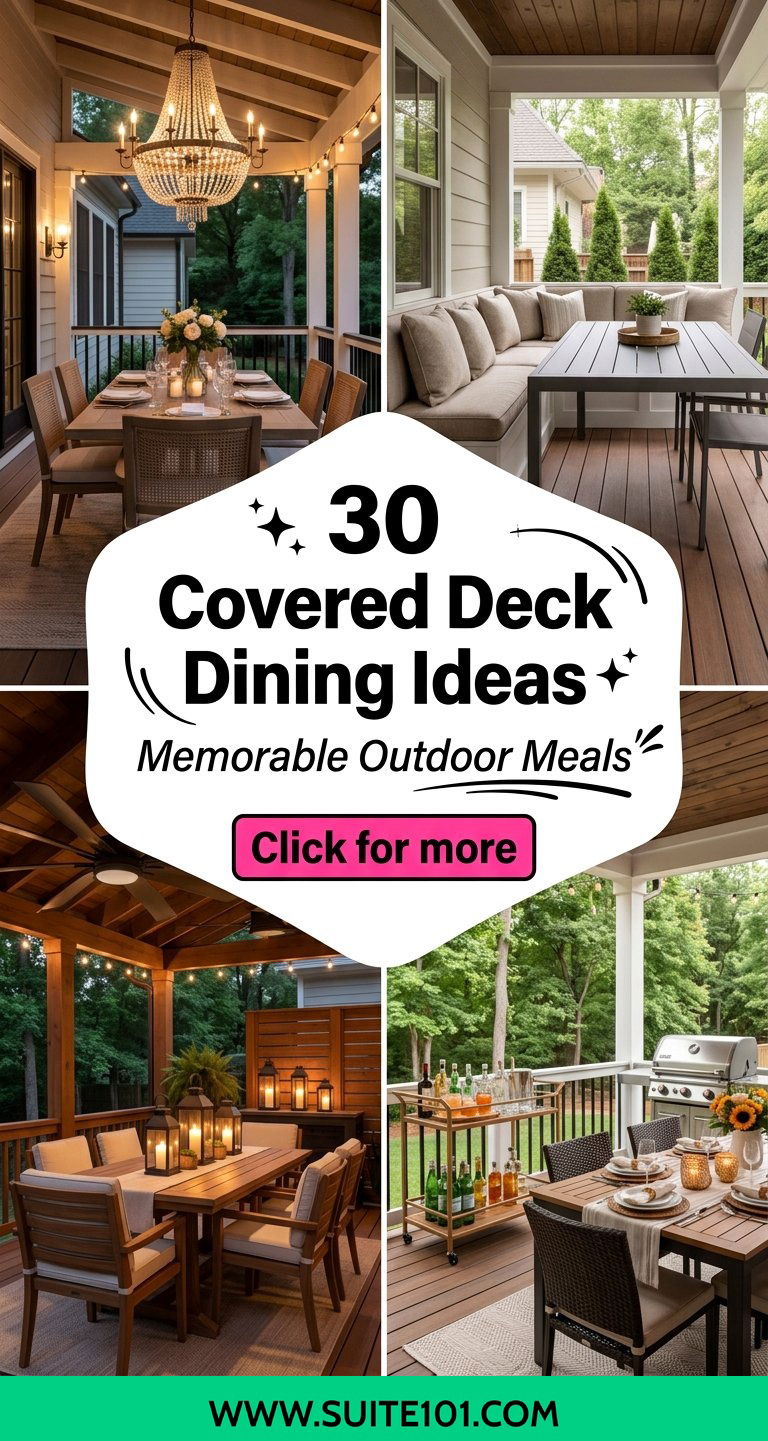30 Covered Deck Dining Ideas for Memorable Outdoor Meals - 30 Covered Deck Dining Ideas for Memorable Outdoor Meals