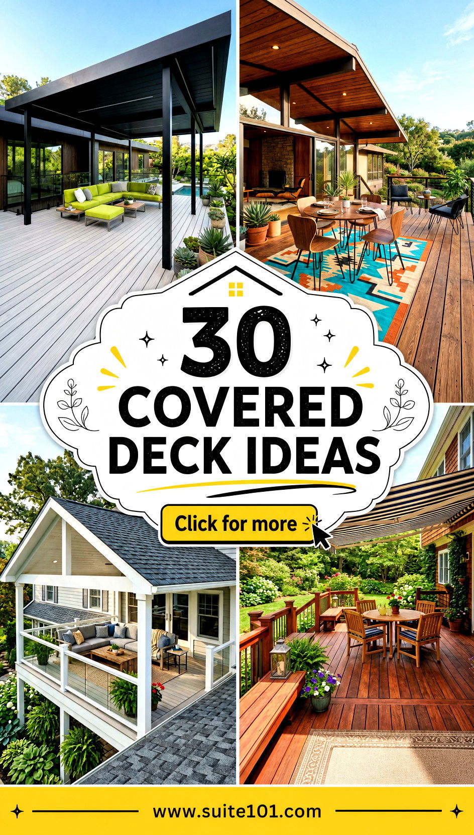30 Covered Deck Ideas for Year-Round Outdoor Comfort and Style - 30 Covered Deck Ideas for Year-Round Outdoor Comfort & Style