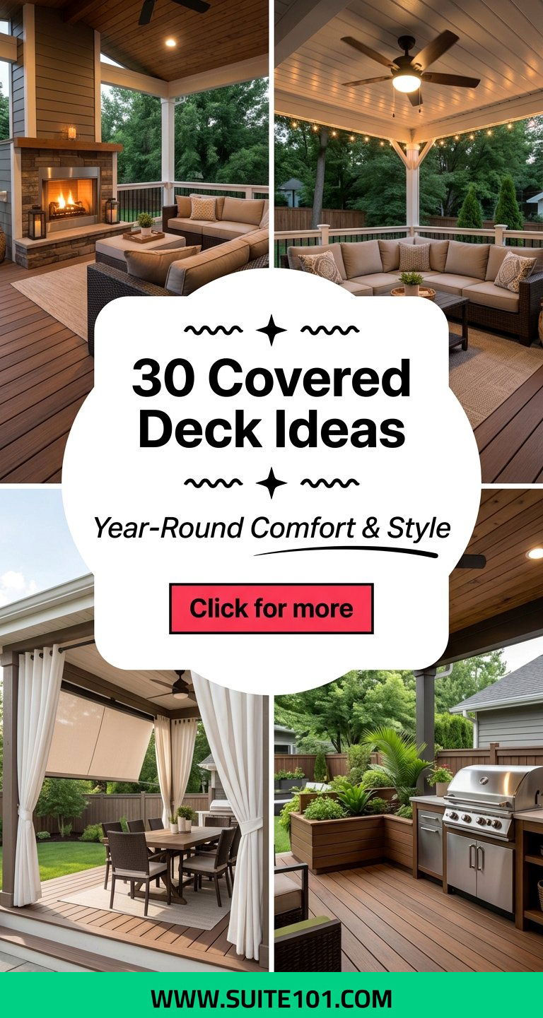 30 Covered Deck Ideas for Year-Round Outdoor Comfort and Style - 30 Covered Deck Ideas for Year-Round Outdoor Comfort & Style