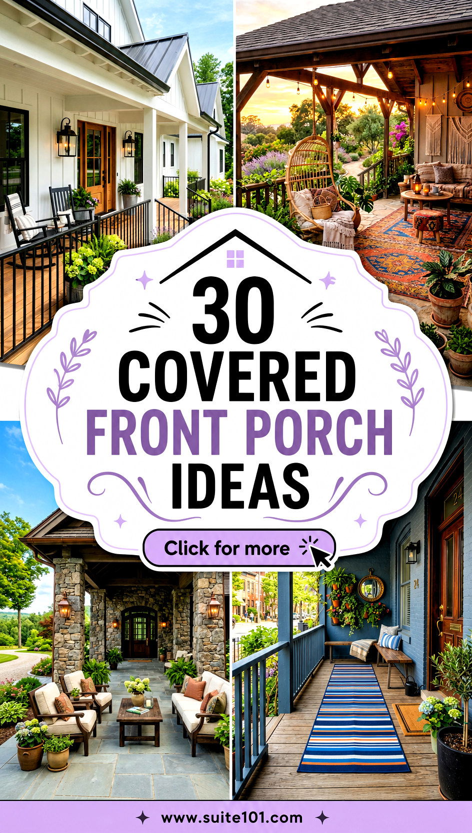 30 Covered Front Porch Ideas for Stylish Weather-Proof Charm - 30 Covered Front Porch Ideas for Stylish, Weather-Proof Charm
