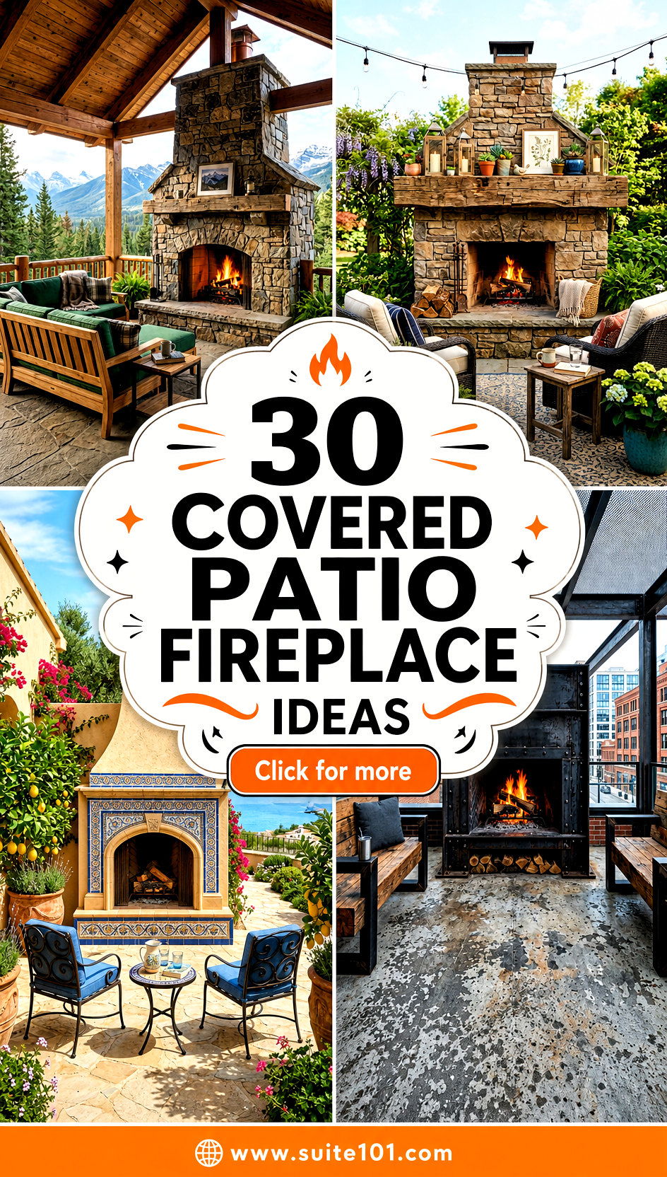 30 Covered Patio Fireplace Ideas for Warmth and Ambiance - 30 Covered Patio Fireplace Ideas for Warmth and Ambiance