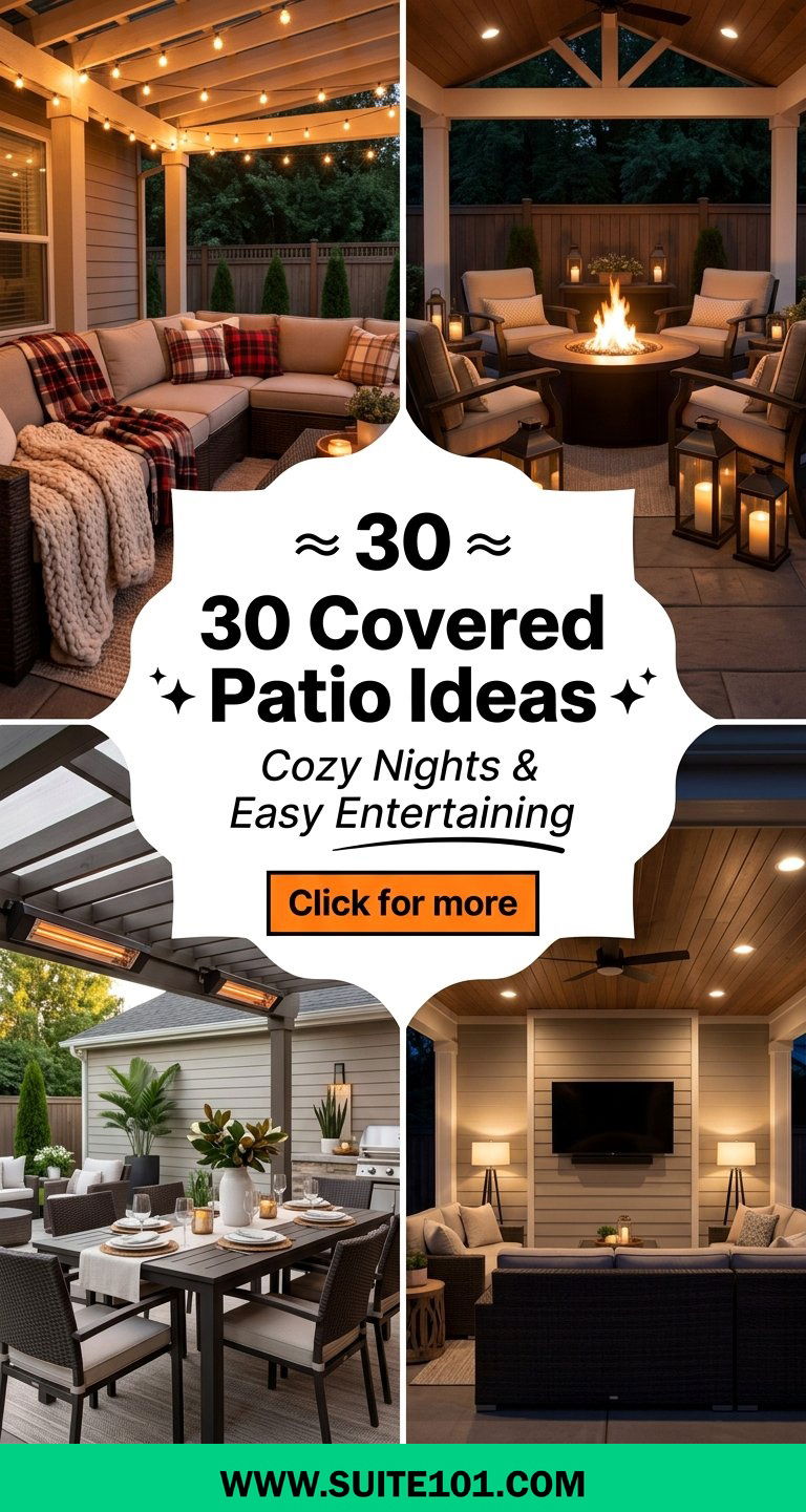 30 Covered Patio Ideas for Cozy Nights and Easy Entertaining - 30 Covered Patio Ideas for Cozy Nights and Easy Entertaining