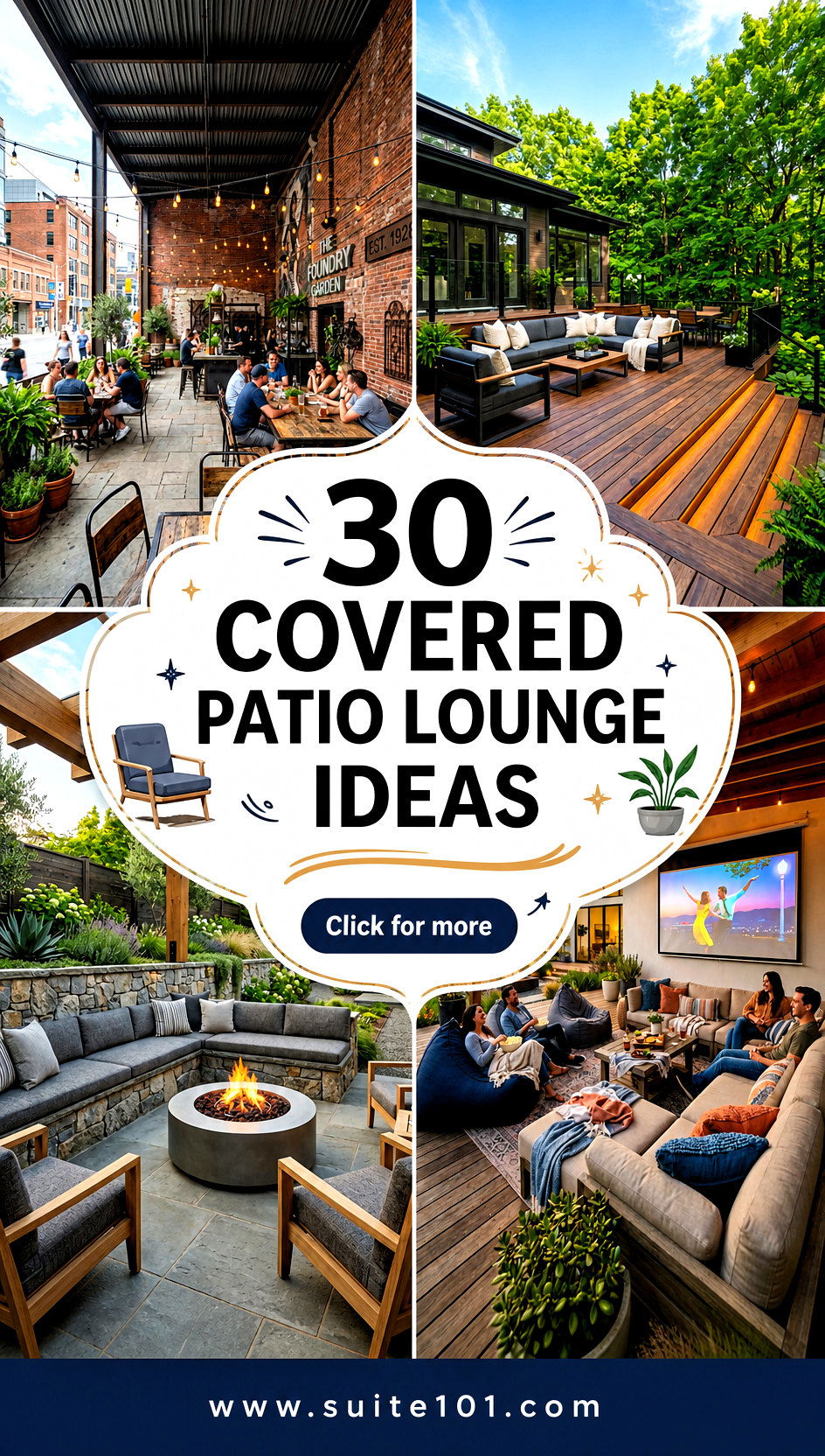 30 Covered Patio Lounge Ideas for a Private Outdoor Hangout - 30 Covered Patio Lounge Ideas for a Private Outdoor Hangout