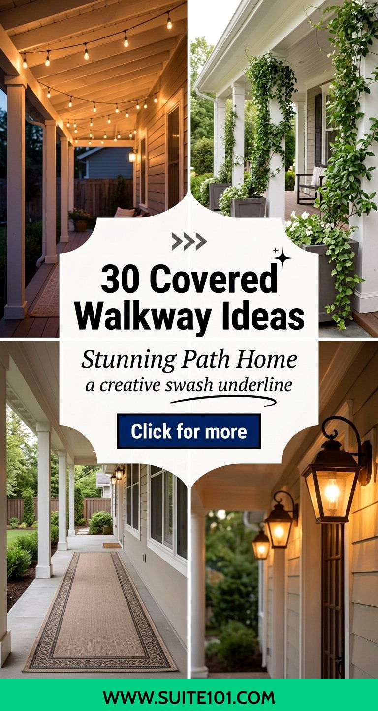 30 Covered Walkway Ideas for a Stunning Inviting Path Home - 30 Covered Walkway Ideas for a Stunning, Inviting Path Home