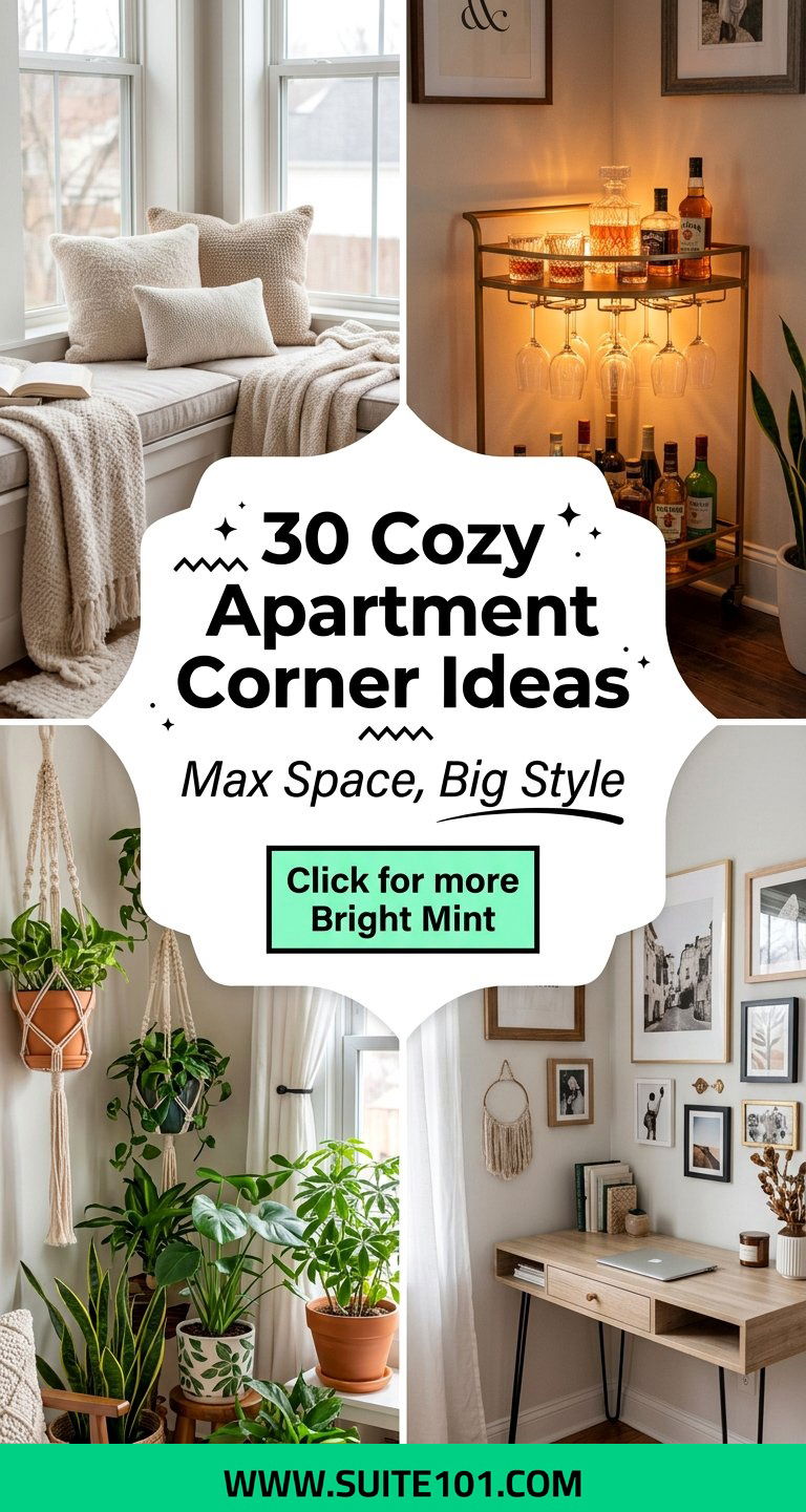 30 Cozy Apartment Corner Ideas to Maximize Space and Style - 30 Cozy Apartment Corner Ideas to Maximize Space and Style