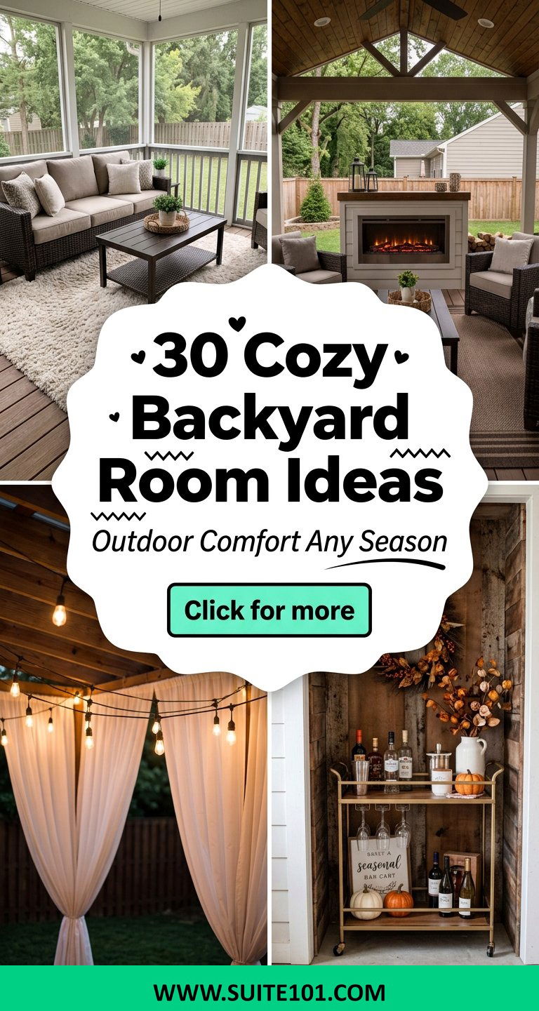 30 Cozy Backyard Room Ideas for Outdoor Comfort Any Season - 30 Cozy Backyard Room Ideas for Outdoor Comfort Any Season