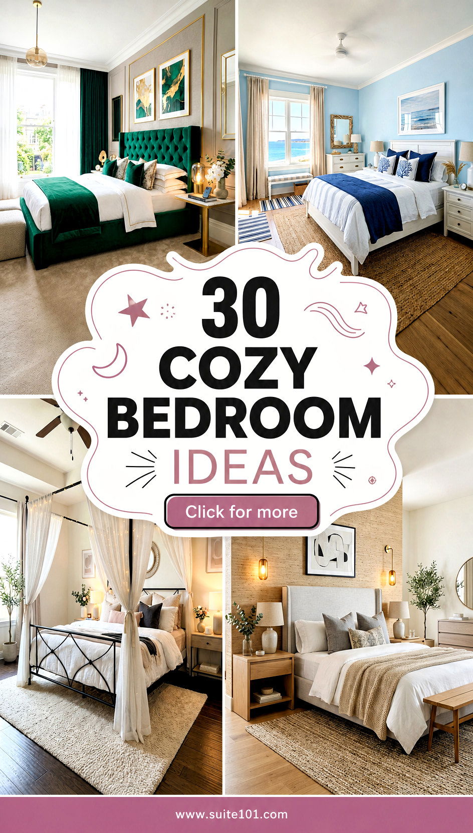 30 Cozy Bedroom Ideas to Transform Your Restful Retreat - 30 Cozy Bedroom Ideas to Transform Your Restful Retreat